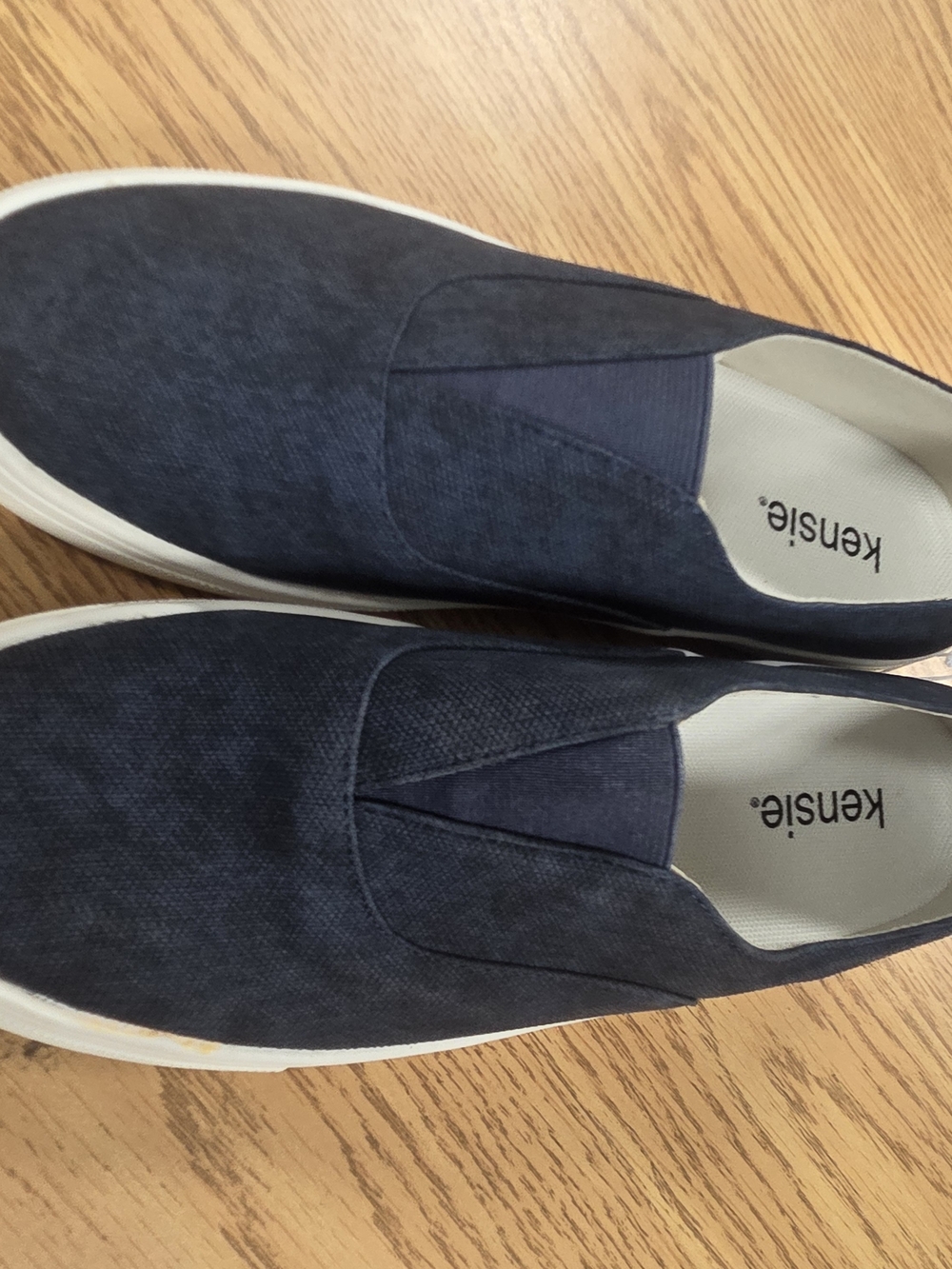 Kensie Navy Blue Slip-On Loafers